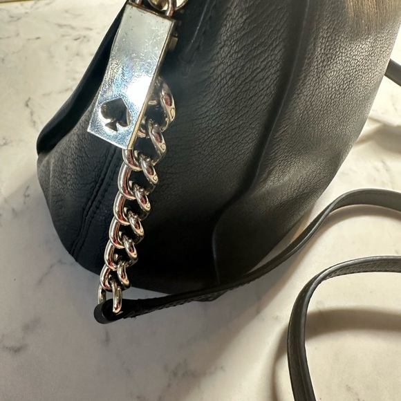 Kate Spade Black Crossbody Bag with Gold Accents - Picture 4 of 10